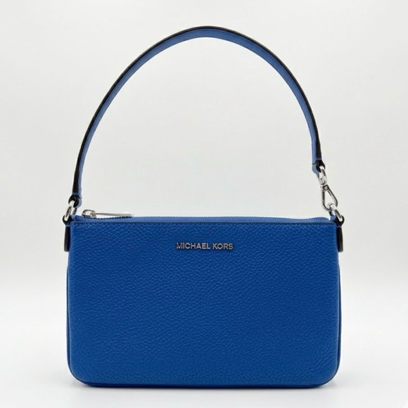 Michael Kors Handbags - Michael Kors Jet Set Travel SM Conv Pouchette - Galaxy Blue